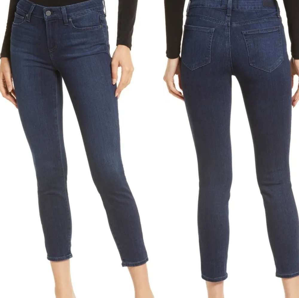 Paige Verdugo Cropped Skinny Jeans
